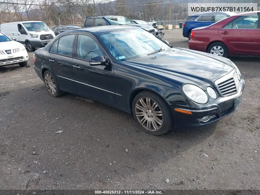 2007 Mercedes-Benz E 350 4Matic VIN: WDBUF87X57B141564 Lot: 40825312