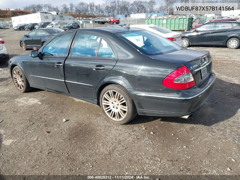 2007 Mercedes-Benz E 350 4Matic VIN: WDBUF87X57B141564 Lot: 40825312