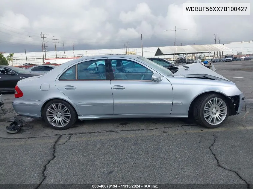 2007 Mercedes-Benz E 350 VIN: WDBUF56XX7B100427 Lot: 40879194