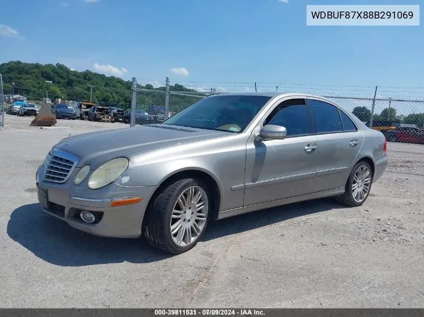 2008 Mercedes-Benz E 350 4Matic VIN: WDBUF87X88B291069 Lot: 39811531