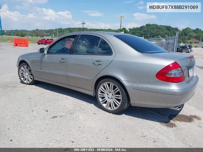 2008 Mercedes-Benz E 350 4Matic VIN: WDBUF87X88B291069 Lot: 39811531