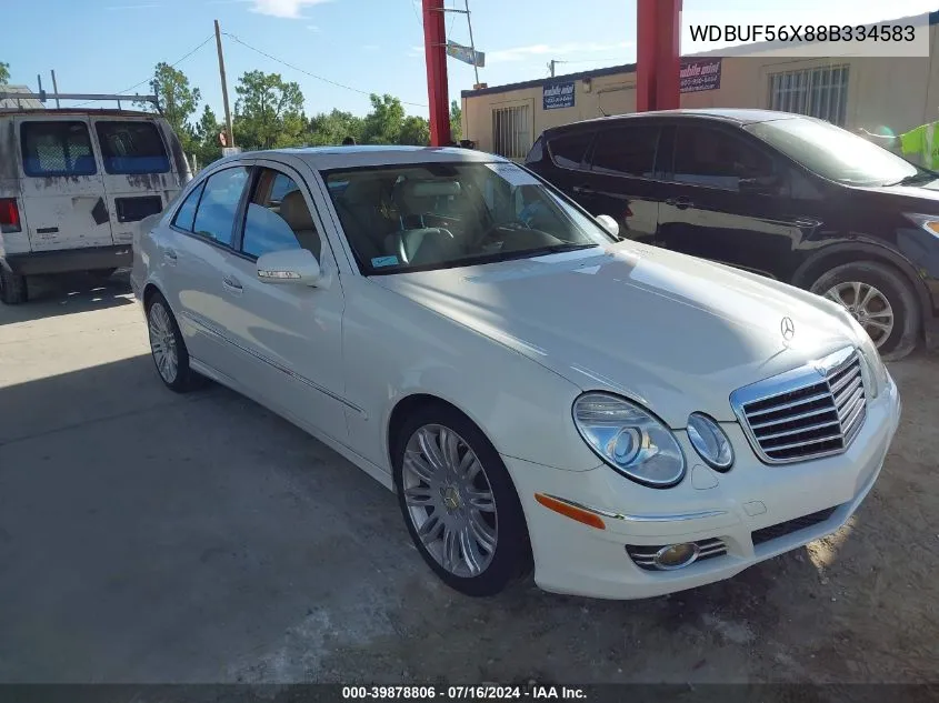 2008 Mercedes-Benz E 350 VIN: WDBUF56X88B334583 Lot: 39878806