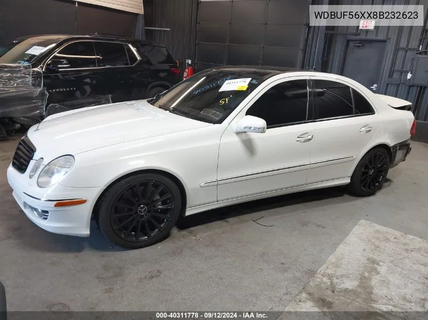 2008 Mercedes-Benz E 350 VIN: WDBUF56XX8B232623 Lot: 40311778