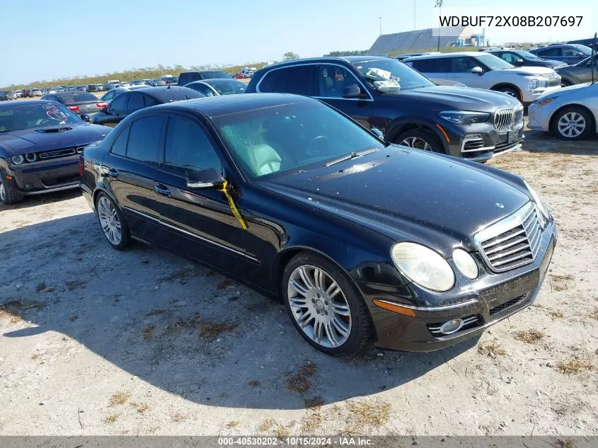 2008 Mercedes-Benz E 550 VIN: WDBUF72X08B207697 Lot: 40530202