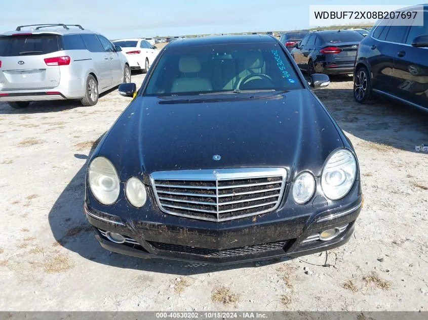 2008 Mercedes-Benz E 550 VIN: WDBUF72X08B207697 Lot: 40530202