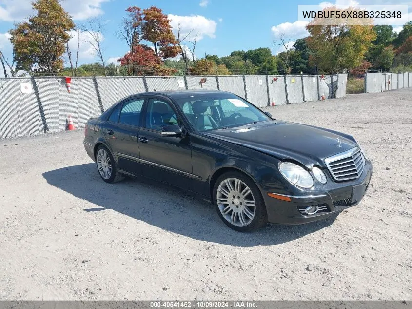 2008 Mercedes-Benz E 350 VIN: WDBUF56X88B325348 Lot: 40541452