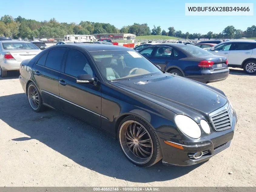 2008 Mercedes-Benz E 350 VIN: WDBUF56X28B349466 Lot: 40552745