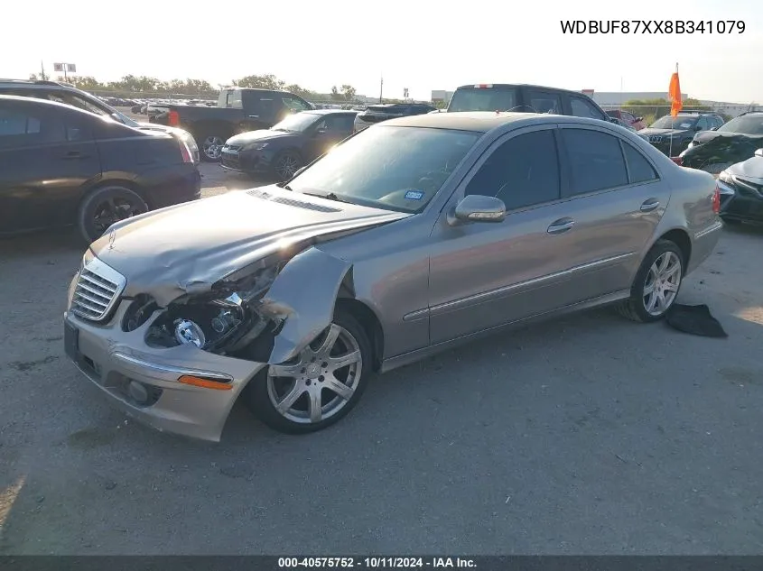 2008 Mercedes-Benz E-Class 3.5L VIN: WDBUF87XX8B341079 Lot: 40575752