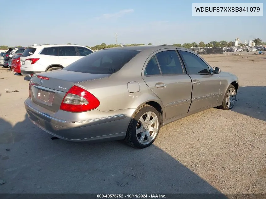 2008 Mercedes-Benz E-Class 3.5L VIN: WDBUF87XX8B341079 Lot: 40575752