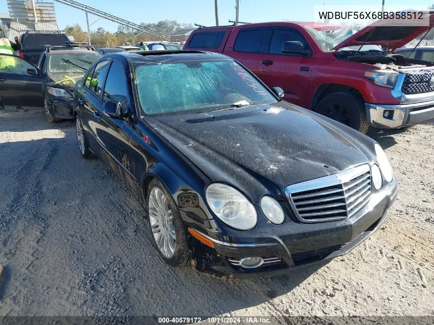 2008 Mercedes-Benz E 350 VIN: WDBUF56X68B358512 Lot: 40579172