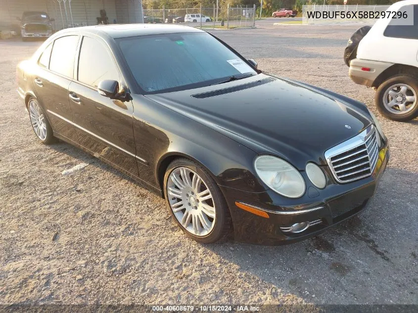 2008 Mercedes-Benz E 350 VIN: WDBUF56X58B297296 Lot: 40608679