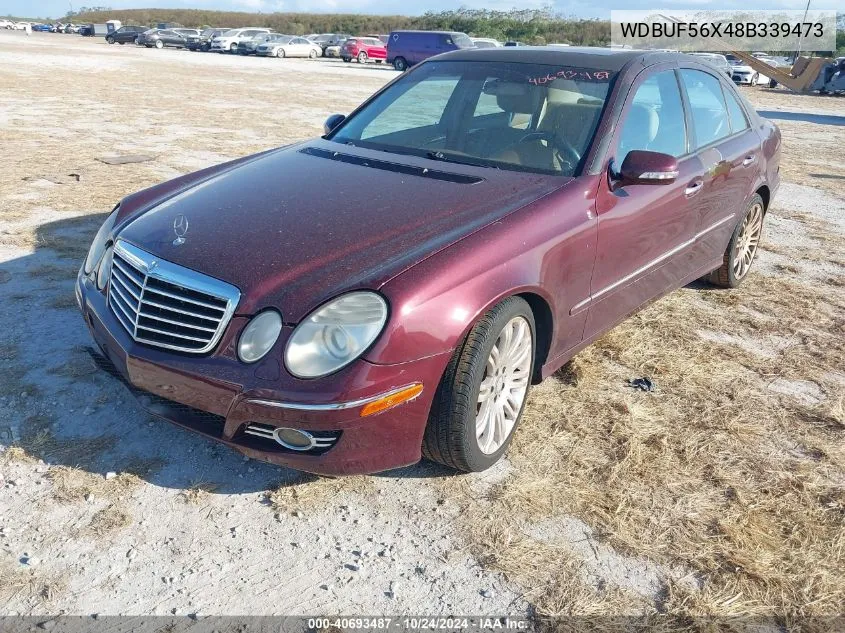 2008 Mercedes-Benz E 350 VIN: WDBUF56X48B339473 Lot: 40693487