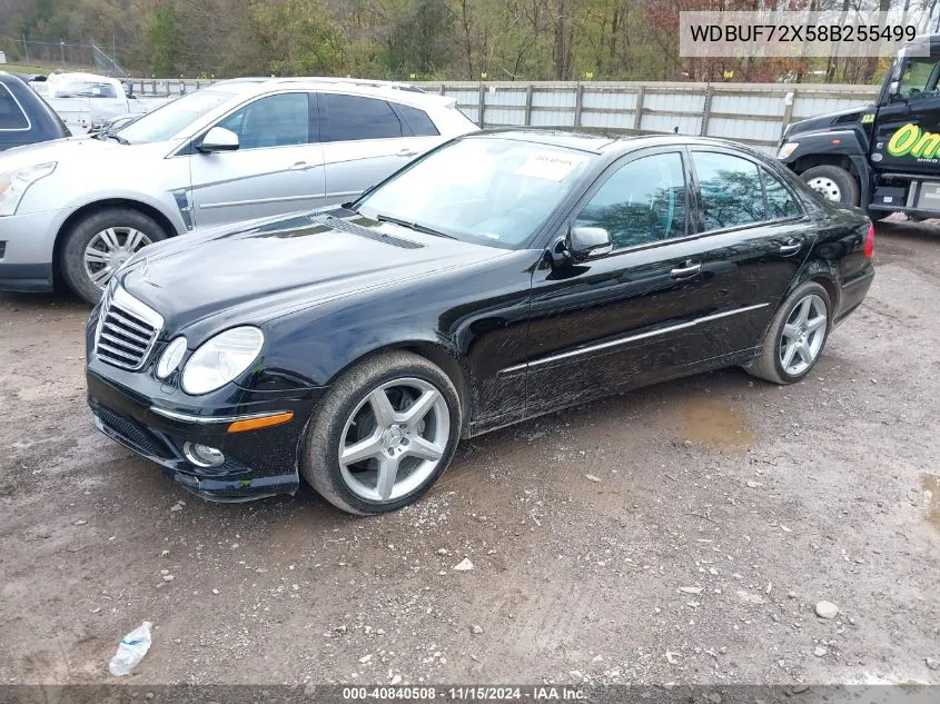 WDBUF72X58B255499 2008 Mercedes-Benz E 550