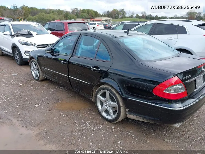 WDBUF72X58B255499 2008 Mercedes-Benz E 550