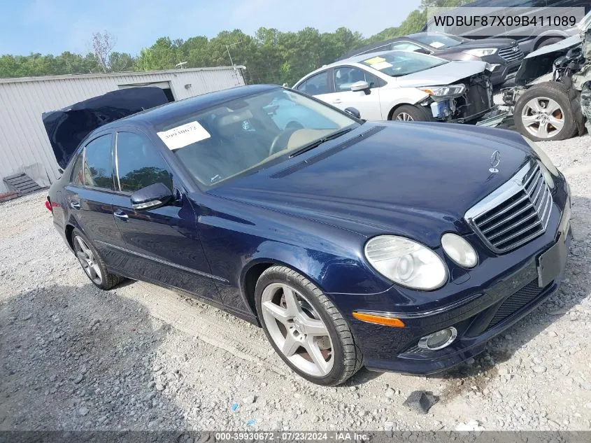 2009 Mercedes-Benz E 350 4Matic VIN: WDBUF87X09B411089 Lot: 39930672