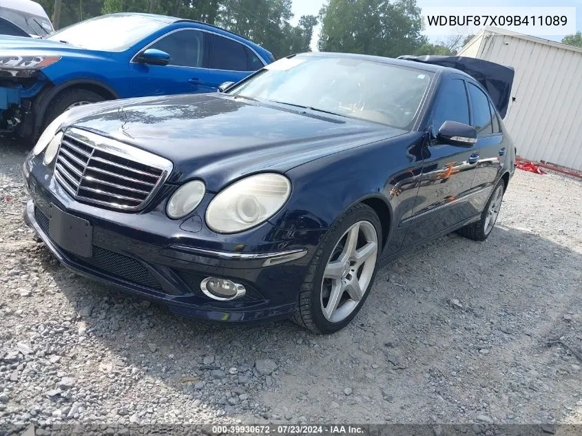 2009 Mercedes-Benz E 350 4Matic VIN: WDBUF87X09B411089 Lot: 39930672