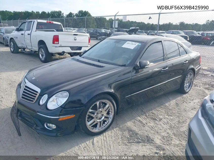 2009 Mercedes-Benz E 350 VIN: WDBUF56X39B425990 Lot: 40172618