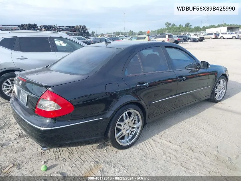 2009 Mercedes-Benz E 350 VIN: WDBUF56X39B425990 Lot: 40172618