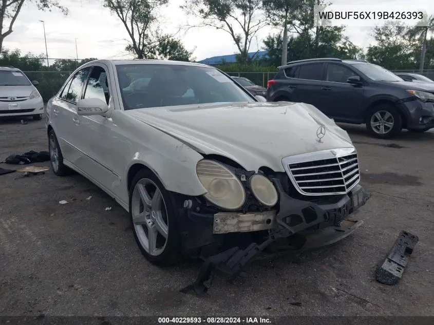 2009 Mercedes-Benz E 350 VIN: WDBUF56X19B426393 Lot: 40229593