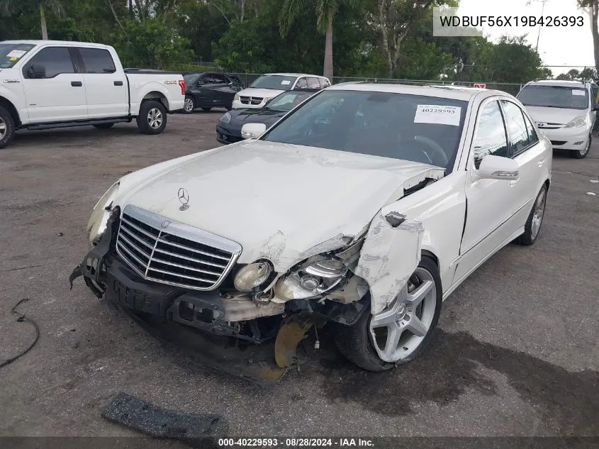 2009 Mercedes-Benz E 350 VIN: WDBUF56X19B426393 Lot: 40229593