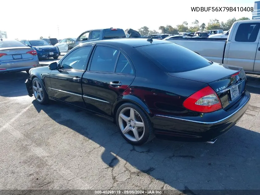 2009 Mercedes-Benz E 350 VIN: WDBUF56X79B410408 Lot: 40269119