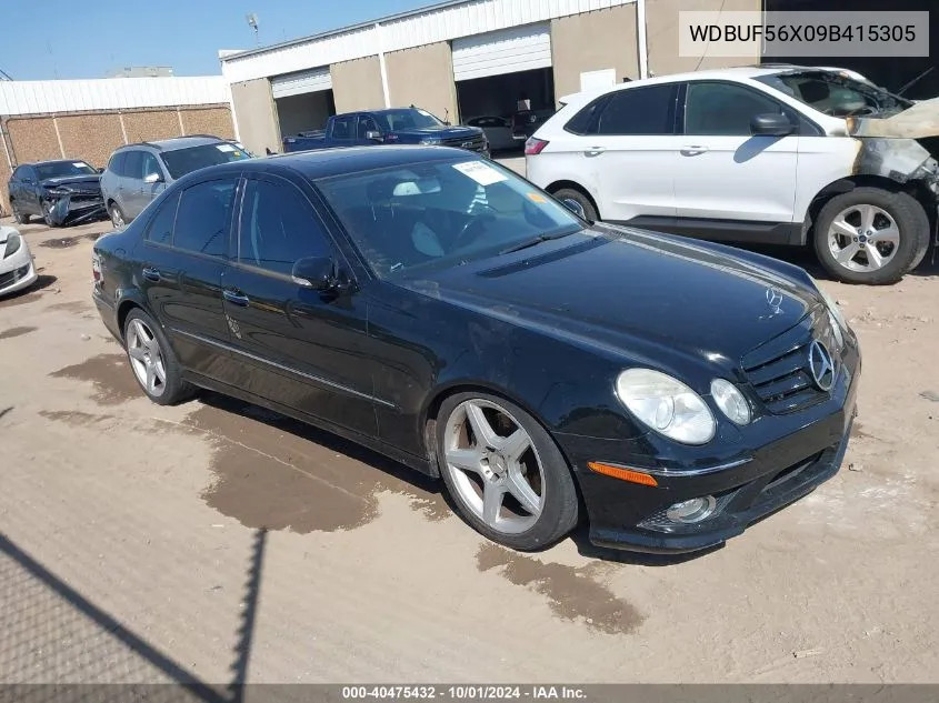 2009 Mercedes-Benz E 350 VIN: WDBUF56X09B415305 Lot: 40475432