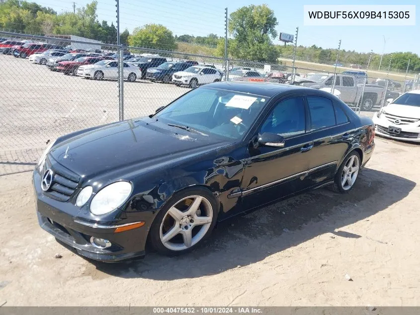 2009 Mercedes-Benz E 350 VIN: WDBUF56X09B415305 Lot: 40475432