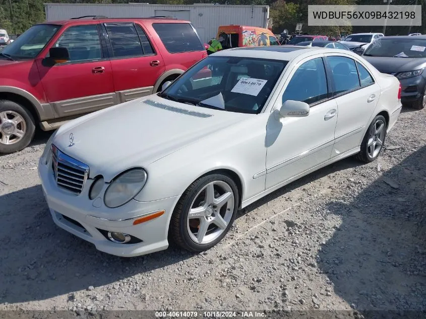 2009 Mercedes-Benz E 350 VIN: WDBUF56X09B432198 Lot: 40614079