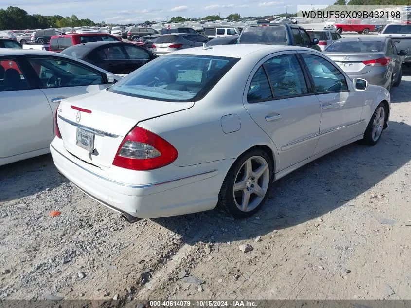 2009 Mercedes-Benz E 350 VIN: WDBUF56X09B432198 Lot: 40614079