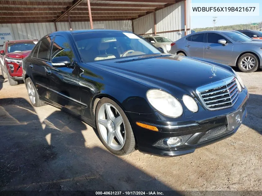 2009 Mercedes-Benz E 350 VIN: WDBUF56X19B421677 Lot: 40631237