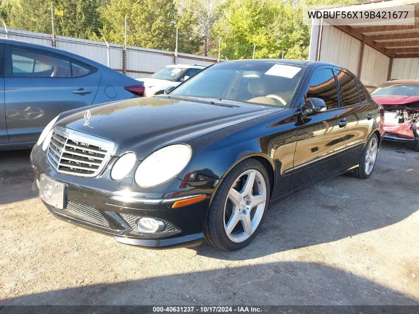 2009 Mercedes-Benz E 350 VIN: WDBUF56X19B421677 Lot: 40631237