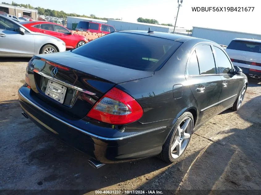 2009 Mercedes-Benz E 350 VIN: WDBUF56X19B421677 Lot: 40631237