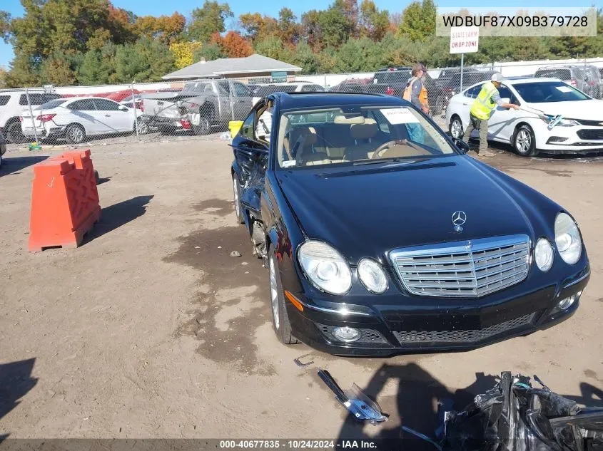 2009 Mercedes-Benz E 350 4Matic VIN: WDBUF87X09B379728 Lot: 40677835