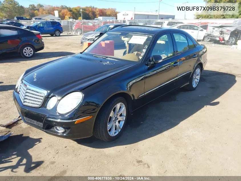 2009 Mercedes-Benz E 350 4Matic VIN: WDBUF87X09B379728 Lot: 40677835