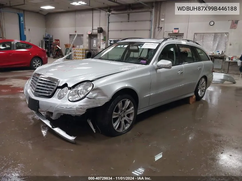 2009 Mercedes-Benz E 350 4Matic VIN: WDBUH87X99B446188 Lot: 40729834