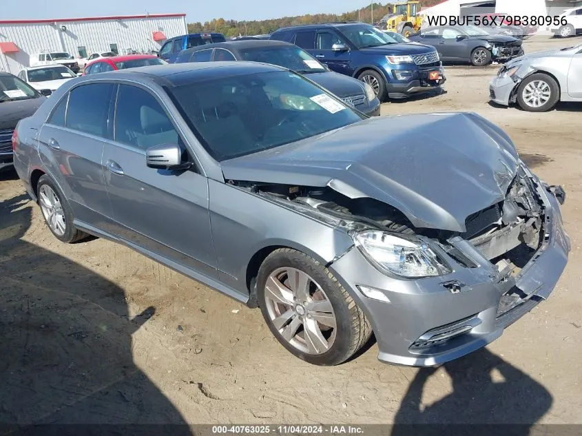 2009 Mercedes-Benz E 350 VIN: WDBUF56X79B380956 Lot: 40763025