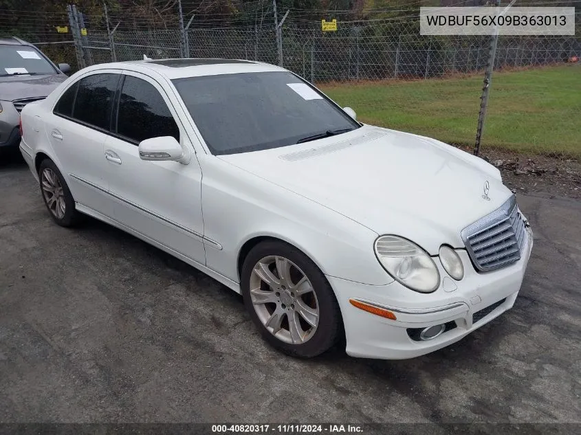 2009 Mercedes-Benz E 350 VIN: WDBUF56X09B363013 Lot: 40820317