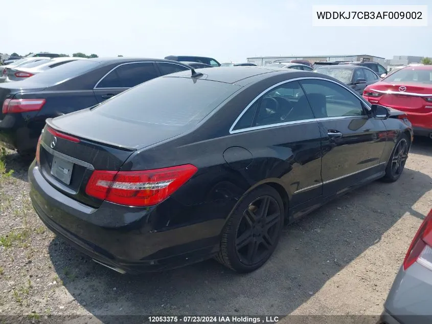 2010 Mercedes-Benz E-Class E 550 VIN: WDDKJ7CB3AF009002 Lot: 12053375