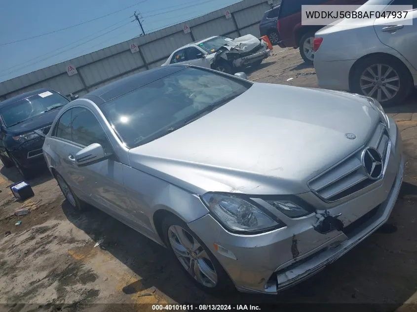 2010 Mercedes-Benz E 350 VIN: WDDKJ5GB8AF047937 Lot: 40101611