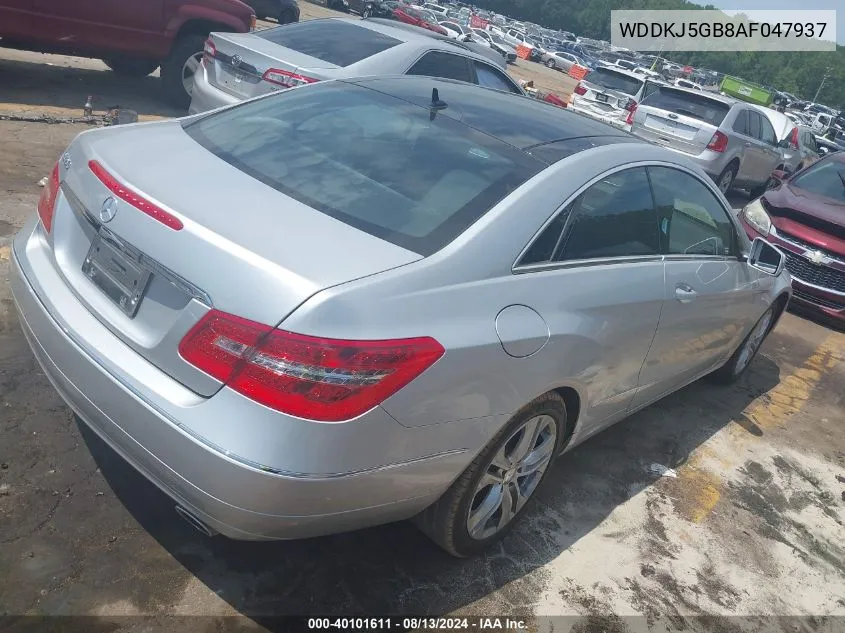 2010 Mercedes-Benz E 350 VIN: WDDKJ5GB8AF047937 Lot: 40101611