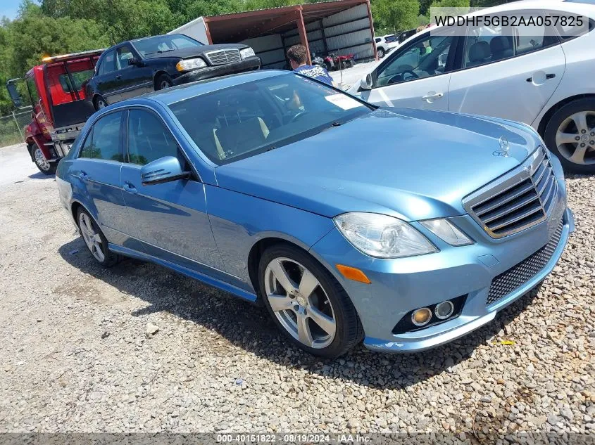 2010 Mercedes-Benz E 350 VIN: WDDHF5GB2AA057825 Lot: 40151822