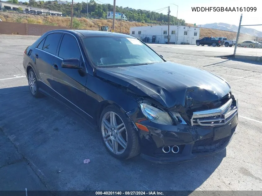 2010 Mercedes-Benz E 350 VIN: WDDHF5GB4AA161099 Lot: 40201140