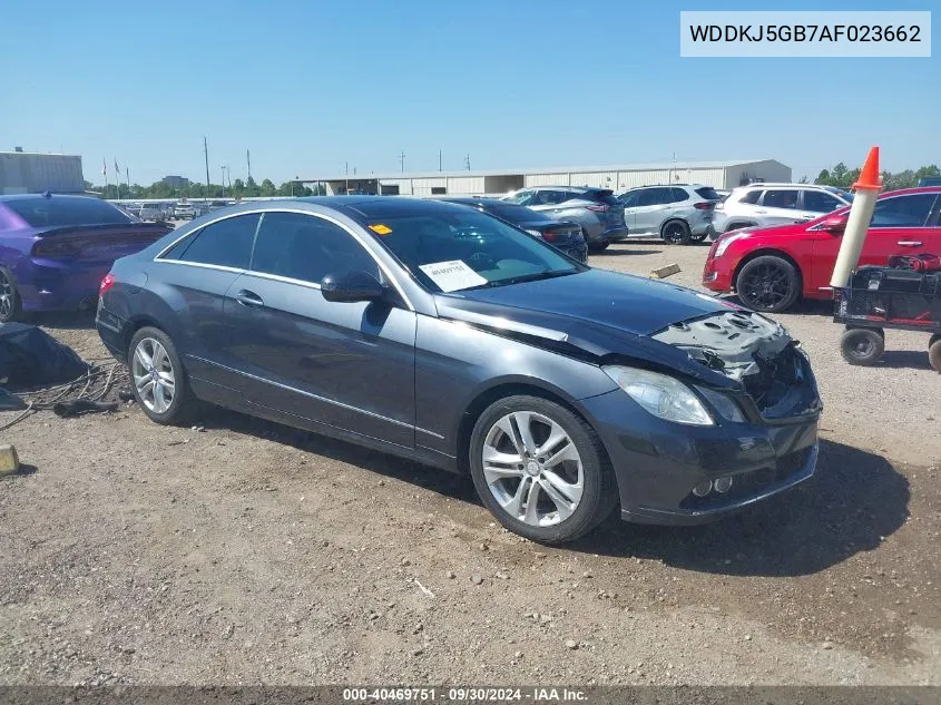 2010 Mercedes-Benz E 350 VIN: WDDKJ5GB7AF023662 Lot: 40469751