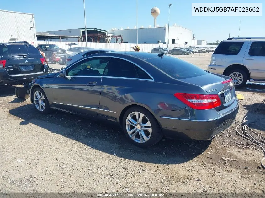 2010 Mercedes-Benz E 350 VIN: WDDKJ5GB7AF023662 Lot: 40469751