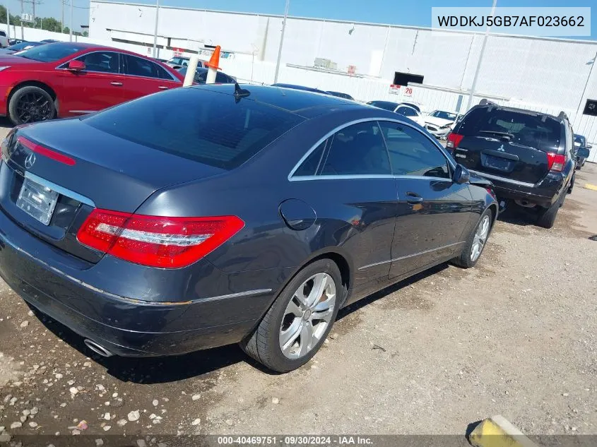 2010 Mercedes-Benz E 350 VIN: WDDKJ5GB7AF023662 Lot: 40469751