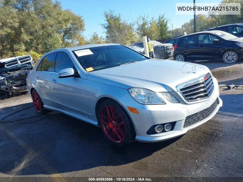 2010 Mercedes-Benz E 350 4Matic VIN: WDDHF8HB7AA215785 Lot: 40593956