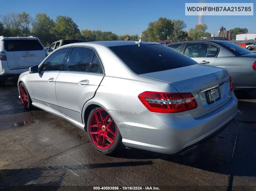 2010 Mercedes-Benz E 350 4Matic VIN: WDDHF8HB7AA215785 Lot: 40593956