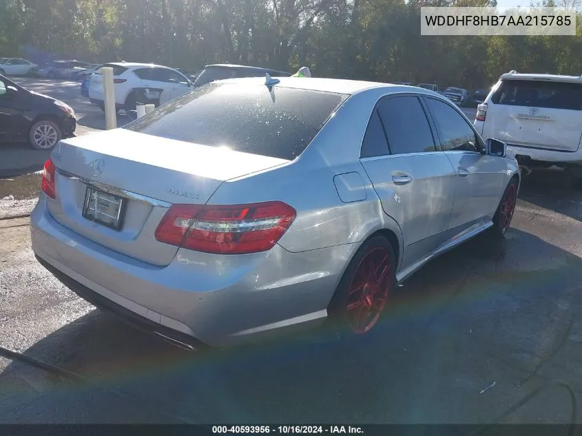 2010 Mercedes-Benz E 350 4Matic VIN: WDDHF8HB7AA215785 Lot: 40593956