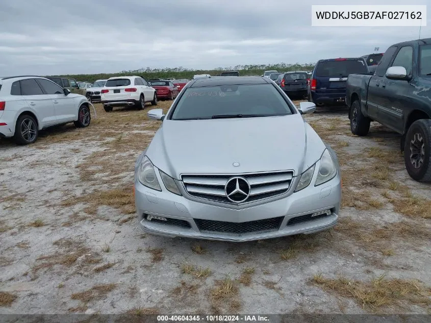 2010 Mercedes-Benz E 350 VIN: WDDKJ5GB7AF027162 Lot: 40604345