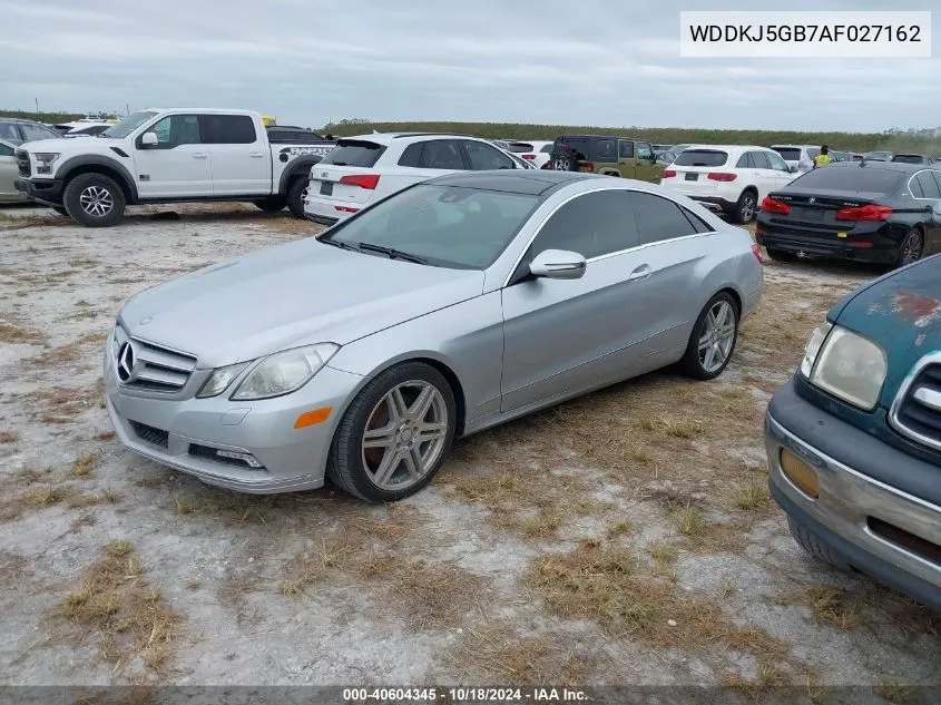 2010 Mercedes-Benz E 350 VIN: WDDKJ5GB7AF027162 Lot: 40604345